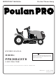 Poulan Pro PPR20H42STB Owner's Manual