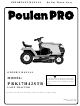 Poulan Pro PRK17H42STB Owner's Manual