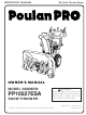 Poulan Pro 188047 Owner's Manual