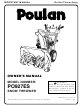 Poulan Pro 199248 Owner's Manual