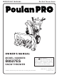 Poulan Pro 403919 Owner's Manual