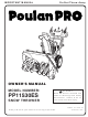 Poulan Pro 420915 Owner's Manual