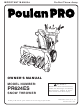 Poulan Pro 435356 Owner's Manual