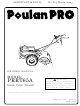 Poulan Pro 175680 Owner's Manual