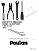Poulan Pro 184860 Owner's Manual