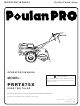 Poulan Pro 410241 Operator's Manual