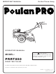 Poulan Pro 423813 Operator's Manual