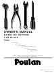 Poulan Pro HDF550M Owner's Manual