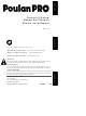 Poulan Pro 530088847 Operator's Manual
