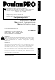 Poulan Pro 545212831 Instruction Manual