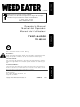 Weed Eater TE 400 LE Operator's Manual
