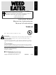 Weed Eater TE400 LE Instruction Manual