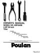 Poulan Pro HDF550M Owner's Manual