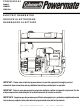 Powermate PC0525302.04 Owner's Manual