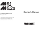 Precor M9.1 Owner's Manual