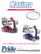 Pride Mobility Maxima SC900 Owner's Manual