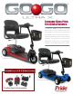 Pride Mobility SC44X Specifications
