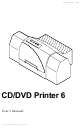 Primera CD/DVD Printer 6 User Manual