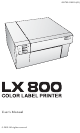 Primera LX800 User Manual