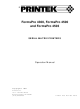 Printek FormsPro 4300 Operation Manual