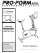 ProForm 831.288221 User Manual