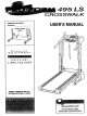 ProForm CrossWalk 495 LS User Manual