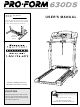 ProForm 630DS 831.299254 User Manual