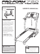 ProForm 720 PFTL79023 User Manual