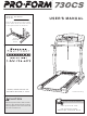 ProForm 730CS 831.299272 User Manual