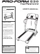 ProForm PFTL51231 User Manual