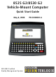 Psion Teklogix Vehicle-Mount Computer 8530 G2 Quick Start Manual