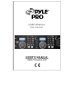Pyle Pro PDJ350U User Manual