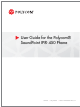 Polycom SOUNDPOINT IP 450 User Manual
