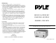 Pyle PSL142X Instruction Manual