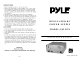 Pyle PSL212X Instruction Manual