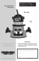 Porter-Cable 100 Instruction Manual