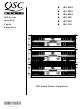 QSC ISA 300T User Manual