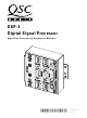 QSC DSP-3 Hardware Manual
