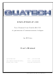 Quatech Asynchronous Communications Adapter for PCI bus DSCLP/SSCLP-100 User Manual