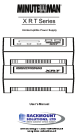 Minuteman XRT Series User Manual