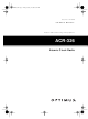 Optimus ACR-326 Owner's Manual