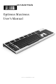 Art. Lebedev Maximus Keyboard User Manual