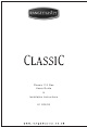Rangemaster Classic 110 Installation And User Manual