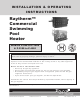 Raypak RAYTHERM P-1826 Installation & Operating Instructions Manual