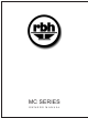 RBH Sound MC Owner's Manual