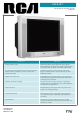 RCA 20F542T Specification Sheet
