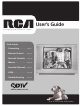 RCA 20F524T User Manual