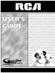 RCA CRT Television User Manual