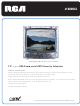 RCA J13805CL Specifications