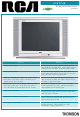 RCA TruFlat F20TF20 Brochure & Specs